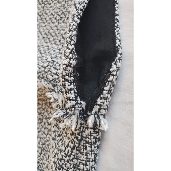 Forever 21 Dress Women small Gray Tweed Pinafore Sleeveless mini dress - Picture 12 of 15